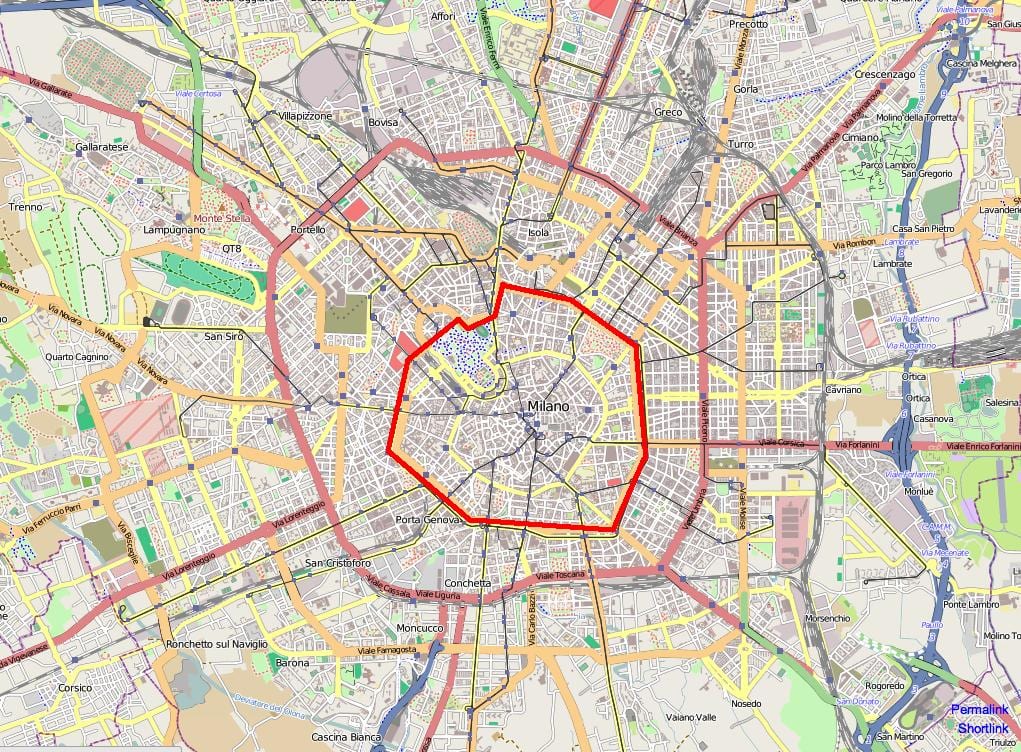 անկյուն Միլանը քարտով