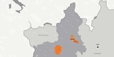 Քարտեզ Միլանի և մոտակա քաղաքներում