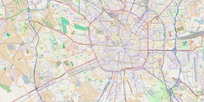 Քարտեզ երկաթուղային կայարան Միլանո рогоредо 
